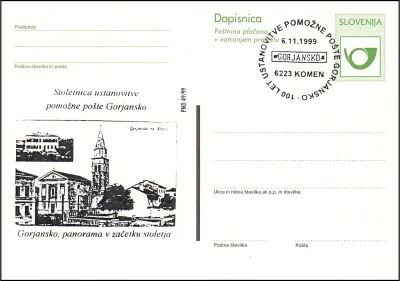 100 LET USTANOVITVE POMOŽNE POŠTE GORJANSKO